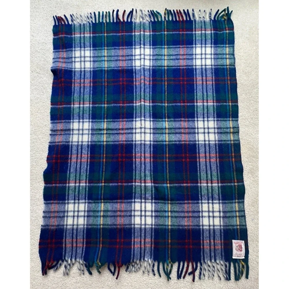 VNTAGE CURVON JEWEL 100% WOOL STADIUM/ LAP BLANKET No. 5 48